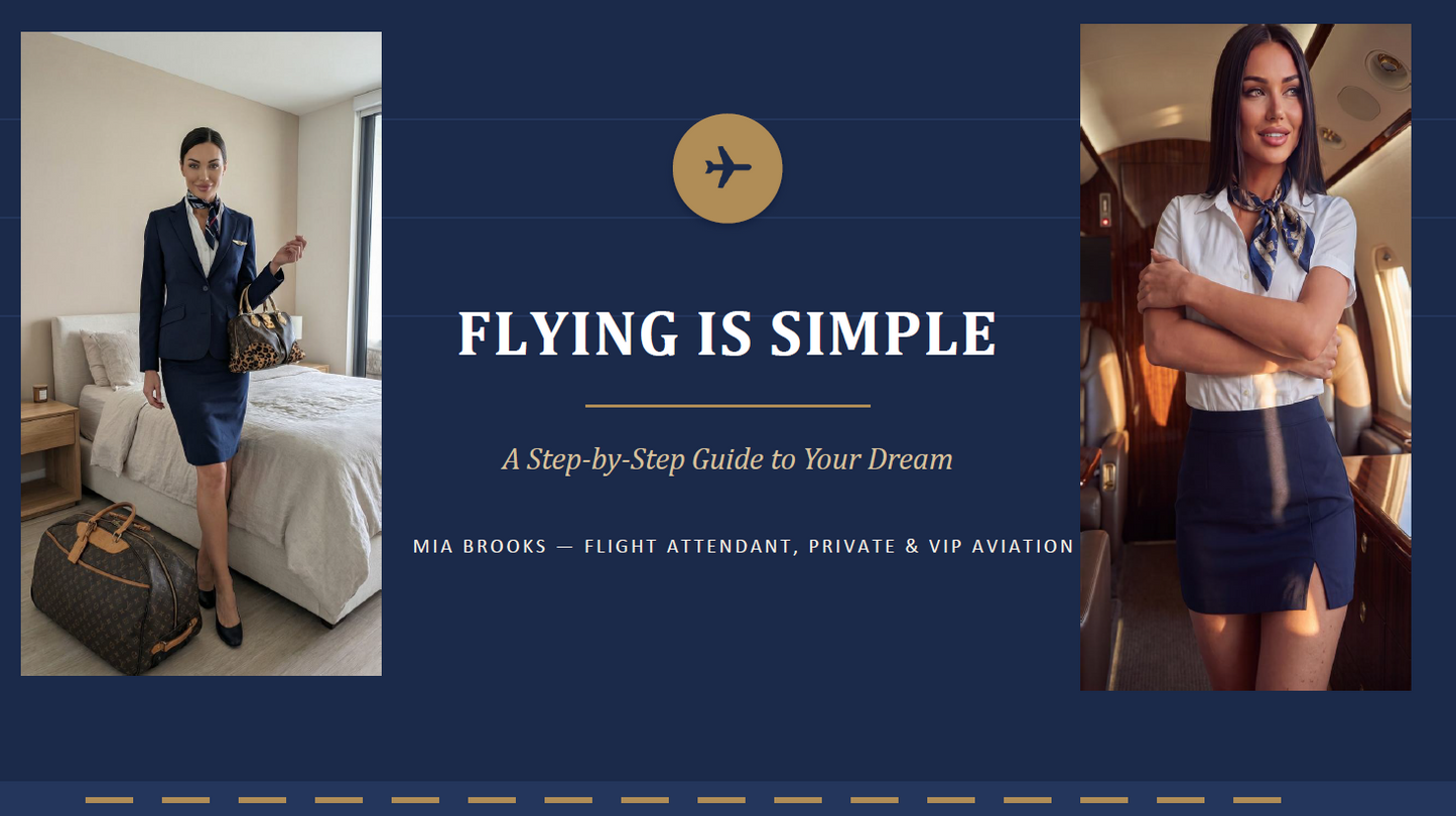 FLYING IS SIMPLE (A Step-by-Step Guide to Your Dream)